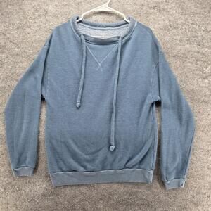 Year Of Ours Sweatshirt Mens S Blue Pullover Lined Heavyweight Tagless